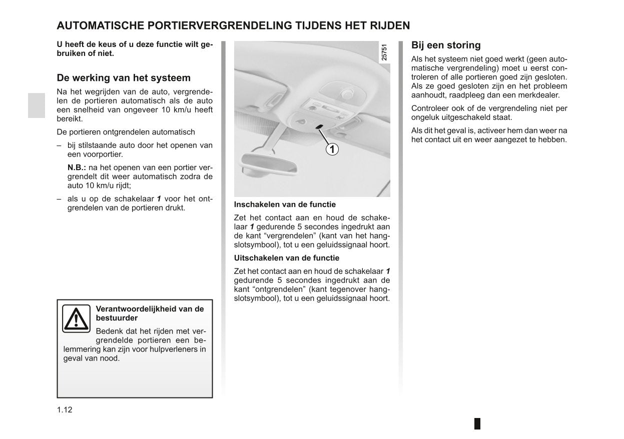 2011-2012 Renault Espace Gebruikershandleiding | Nederlands