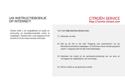 2011-2013 Citroën C4 Picasso/C4 Grand Picasso Owner's Manual | Dutch