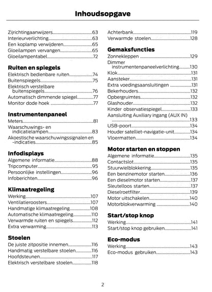 2011-2012 Ford C-Max/Grand-C-Max Bedienungsanleitung | Niederländisch