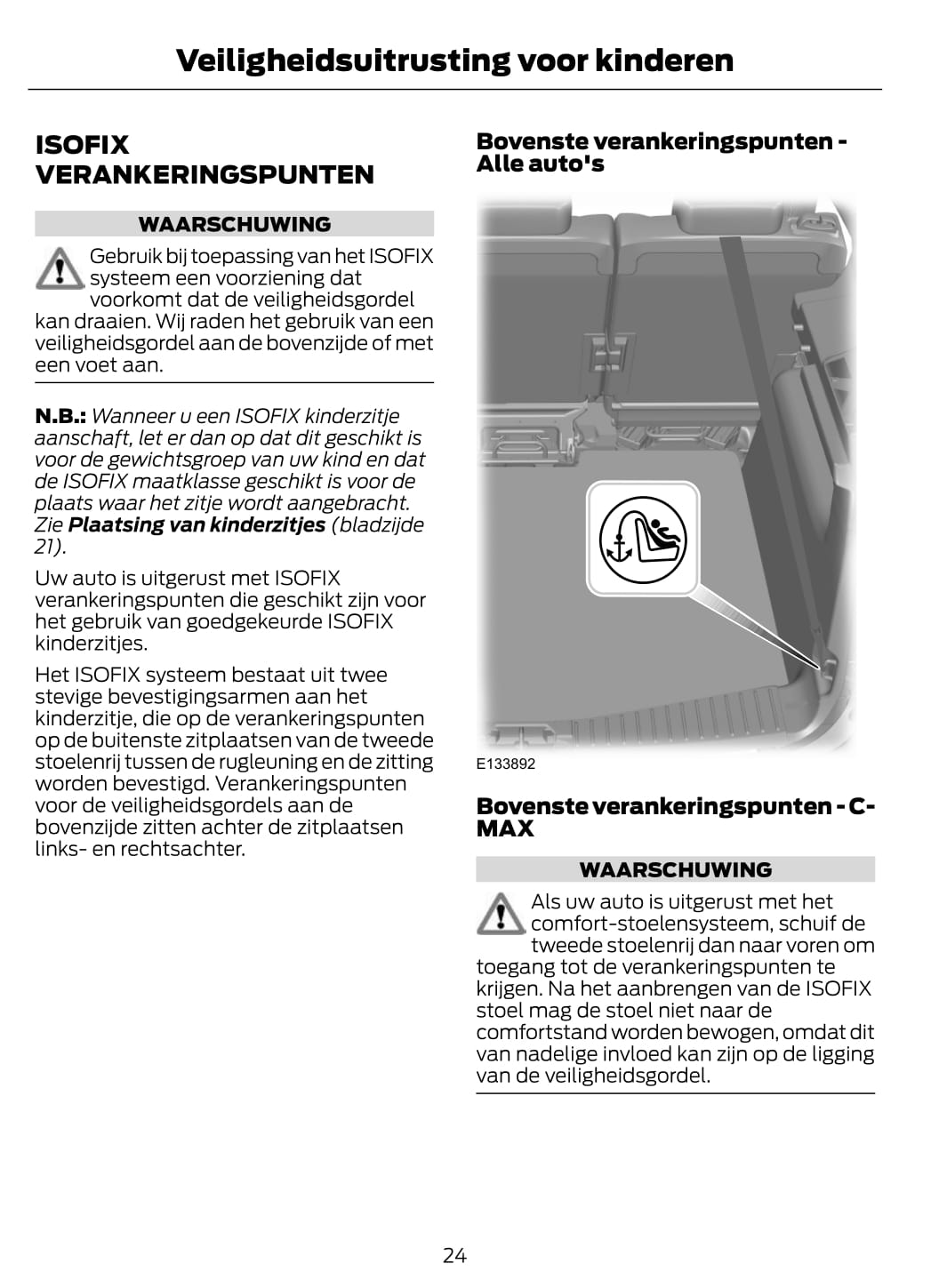 2011-2012 Ford C-Max/Grand-C-Max Bedienungsanleitung | Niederländisch