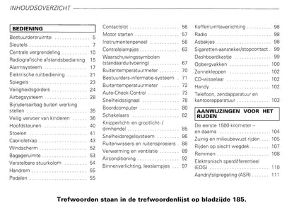 1999-2006 Audi TT Roadster Owner's Manual | Dutch