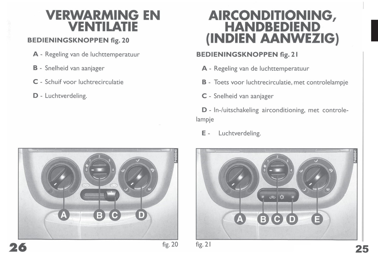 1998-1999 Fiat Bravo Gebruikershandleiding | Nederlands