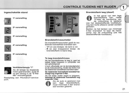 2007-2008 Peugeot 107 Bedienungsanleitung | Niederländisch