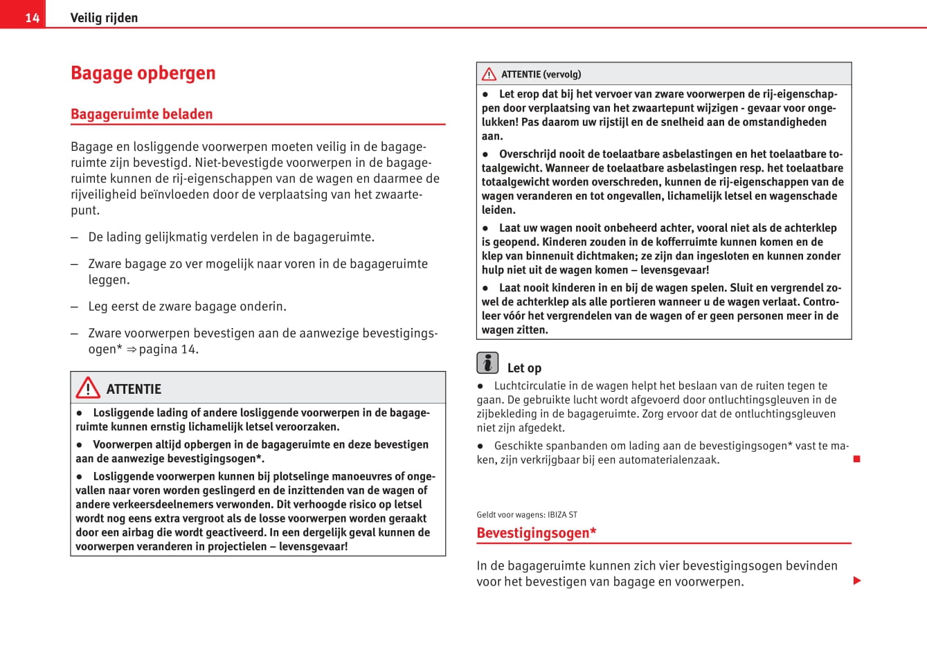 2012-2015 Seat Ibiza Gebruikershandleiding | Nederlands