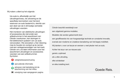 2011-2013 Citroën C3 Owner's Manual | Dutch