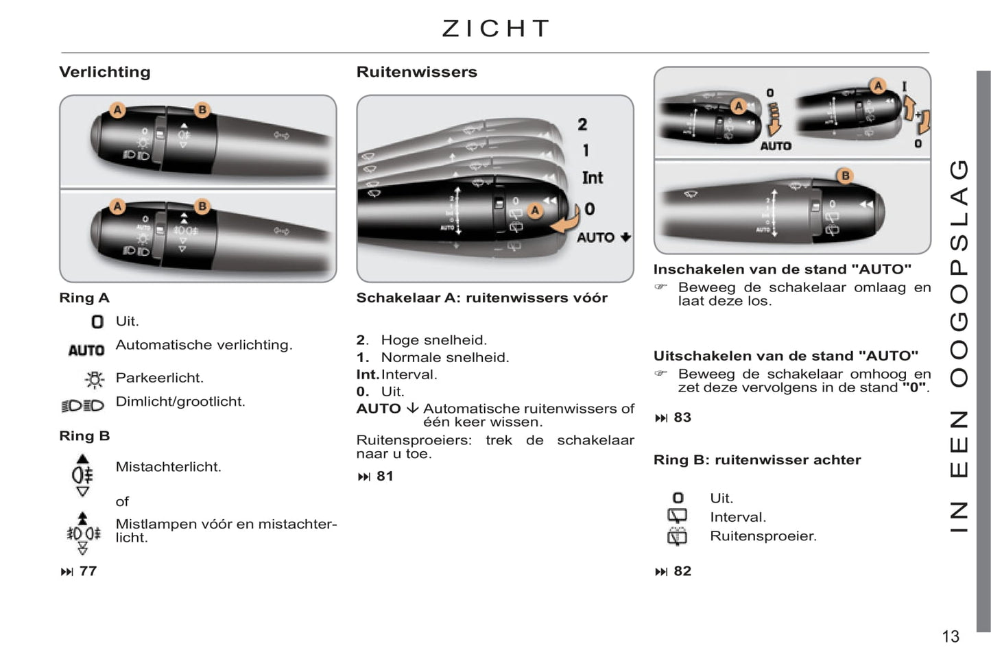 2011-2013 Citroën C3 Owner's Manual | Dutch