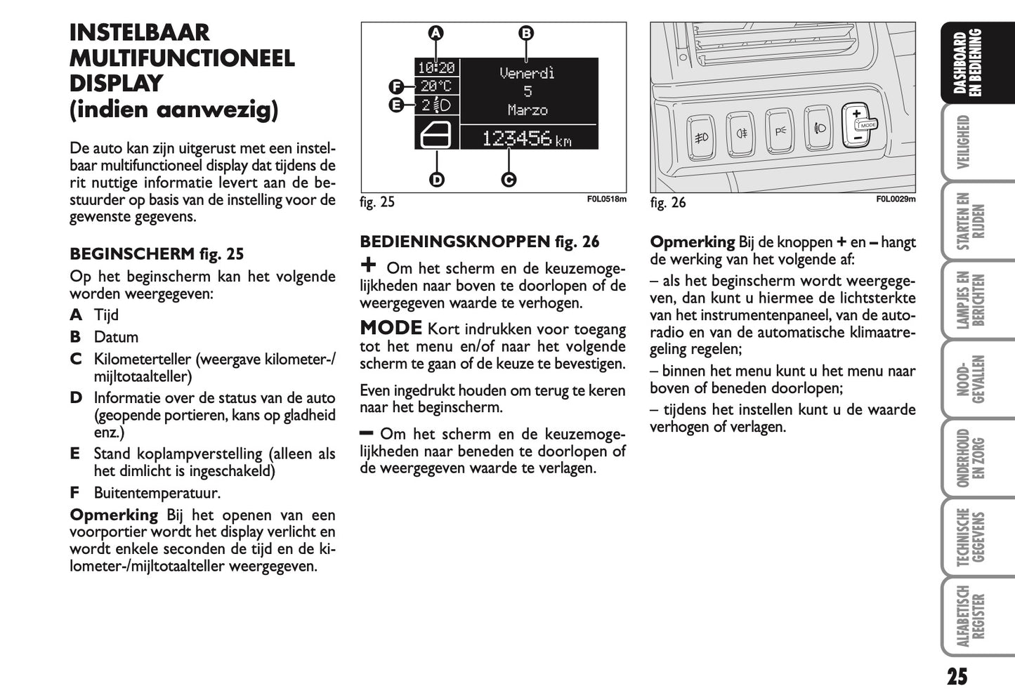 2007-2008 Fiat Croma Bedienungsanleitung | Niederländisch