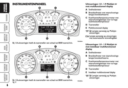 2007-2008 Fiat Croma Bedienungsanleitung | Niederländisch