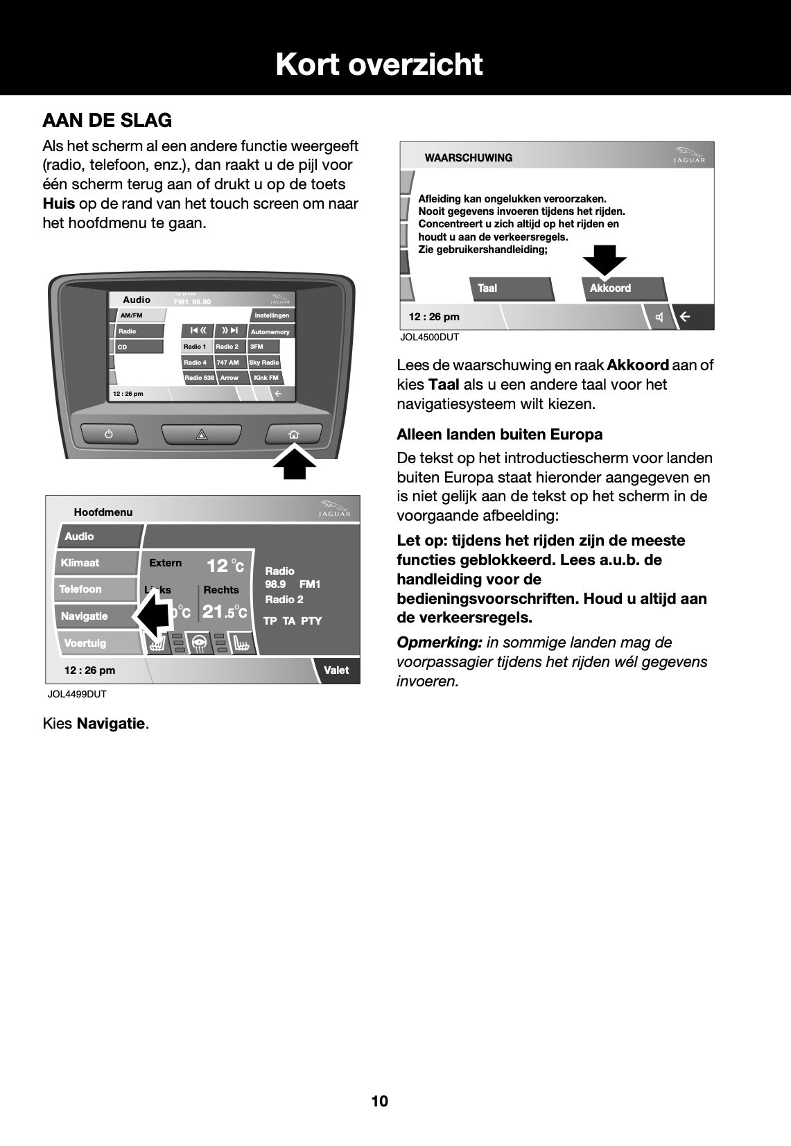 Jaguar XK Navigatiesysteem Handleiding 2006