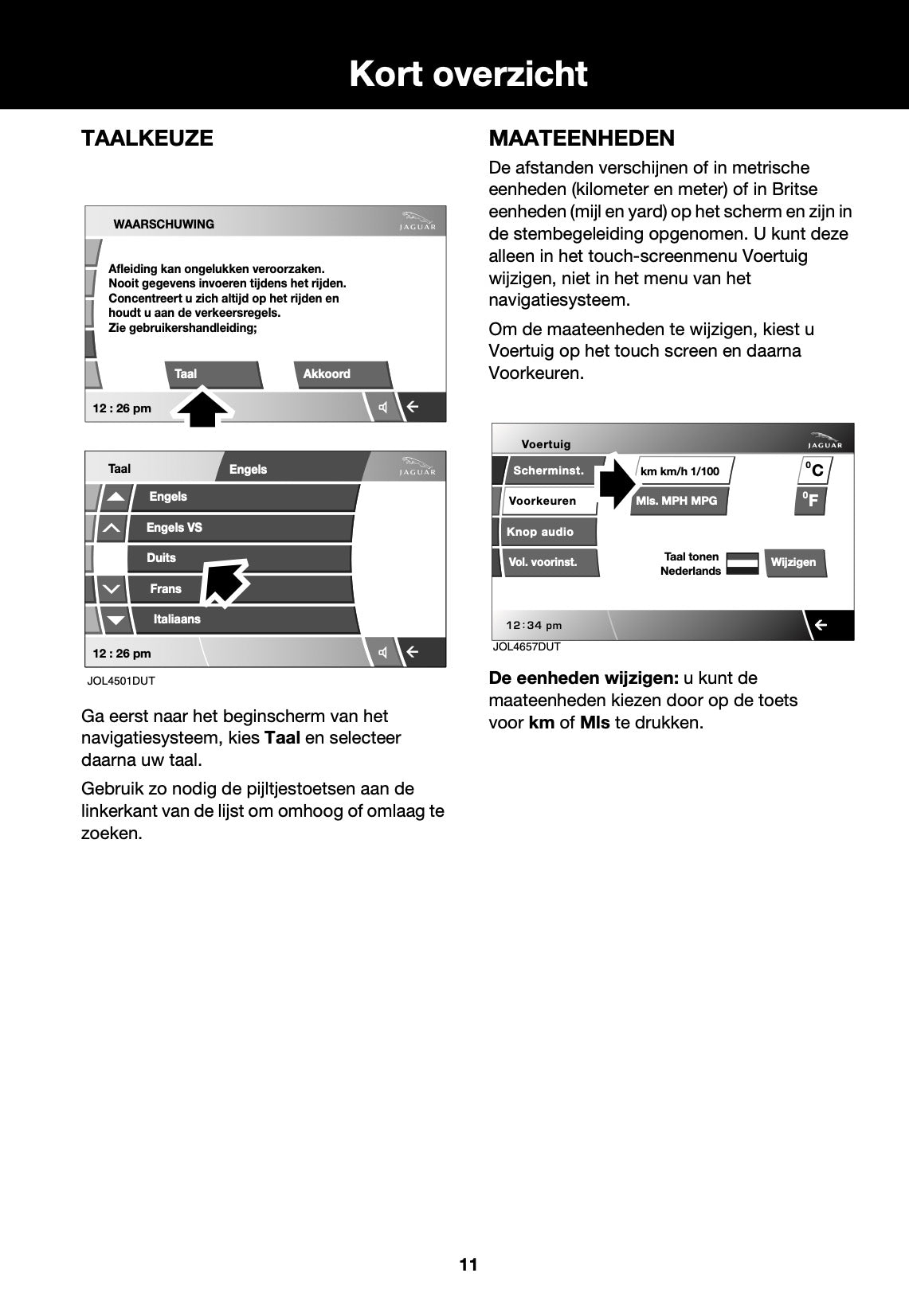 Jaguar XK Navigatiesysteem Handleiding 2006