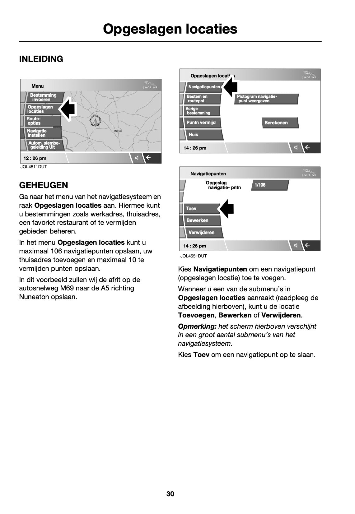 Jaguar XK Navigatiesysteem Handleiding 2006