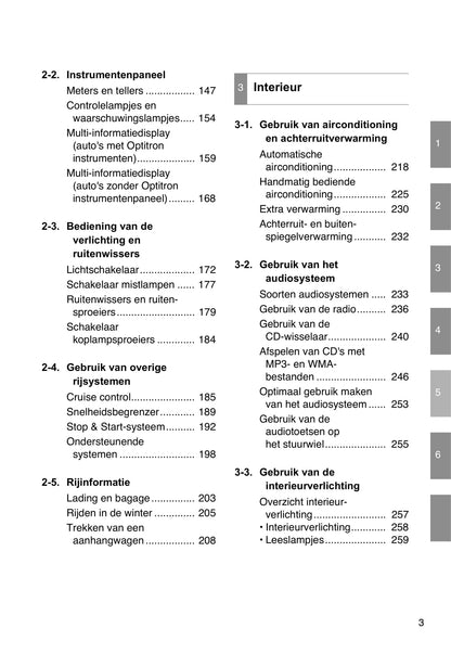 2007-2010 Toyota Corolla Owner's Manual | Dutch