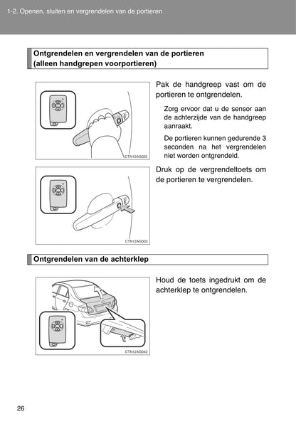 2007-2010 Toyota Corolla Owner's Manual | Dutch