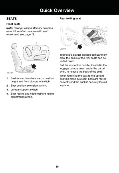 2007-2008 Jaguar S-Type Owner's Manual | English