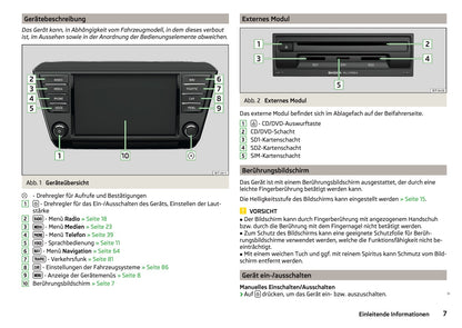 Skoda Columbus Infotainment Bedienungsanleitung 2015