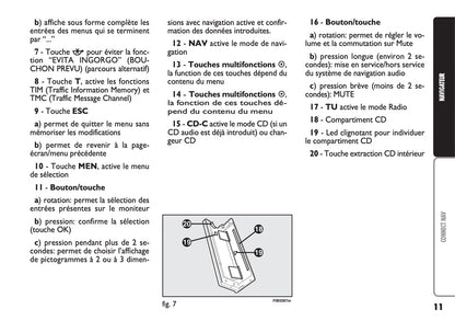 Fiat Multipla CONNECT Nav Guide d'utilisation 2004 - 2006