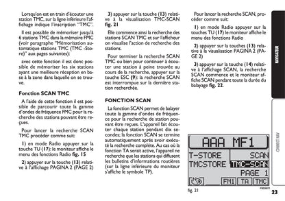 Fiat Multipla CONNECT Nav Guide d'utilisation 2004 - 2006