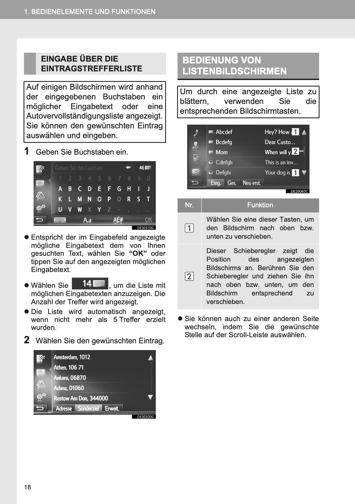 Toyota Multimedia & Navigation Bedienungsanleitung 2019 - 2020