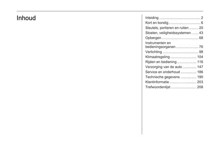 2014-2019 Opel Vivaro Gebruikershandleiding | Nederlands