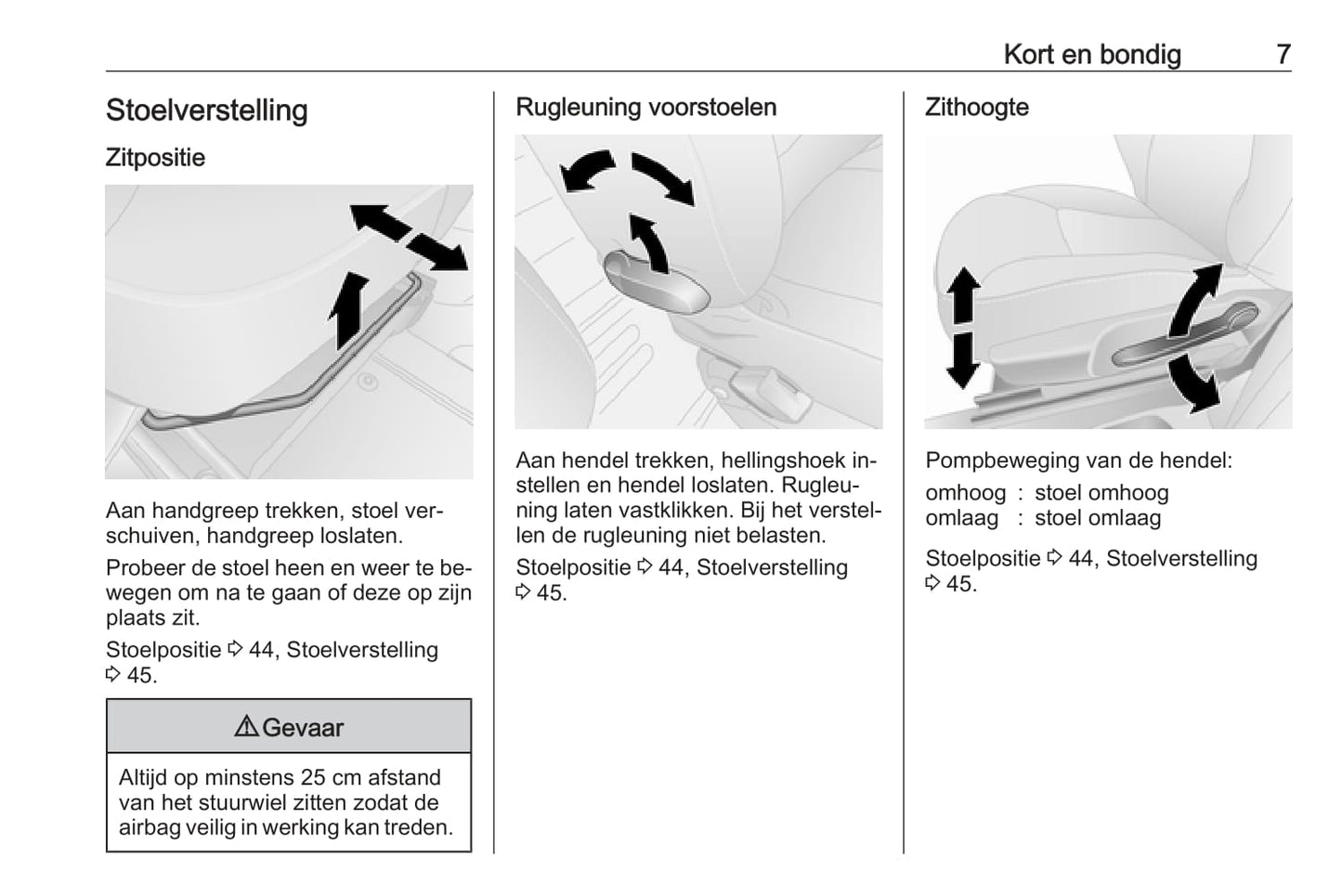 2014-2019 Opel Vivaro Gebruikershandleiding | Nederlands