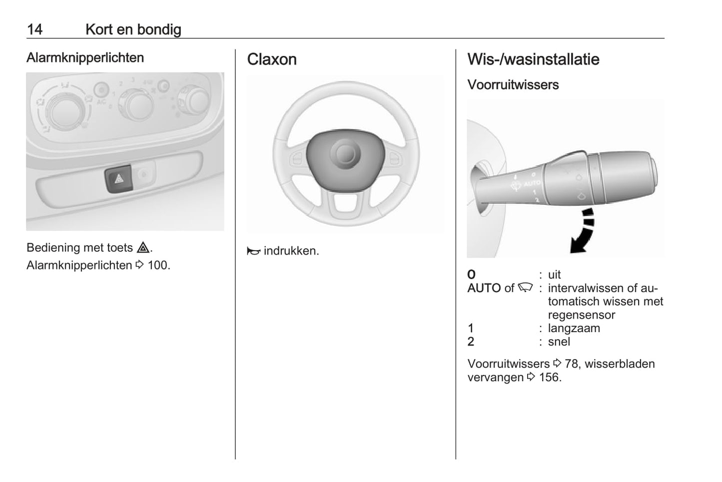 2014-2019 Opel Vivaro Gebruikershandleiding | Nederlands