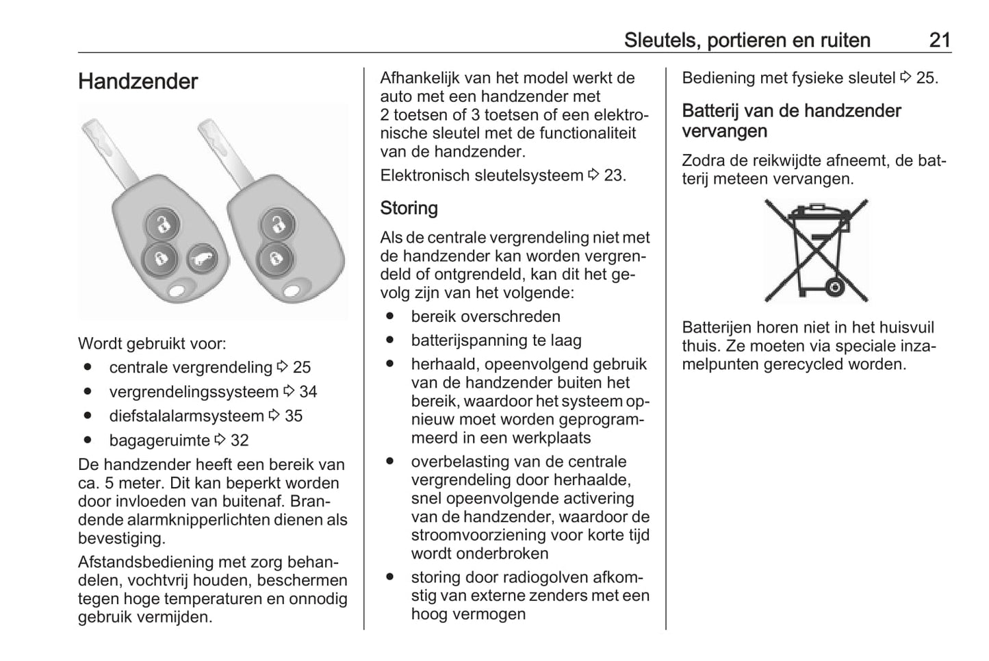 2014-2019 Opel Vivaro Gebruikershandleiding | Nederlands