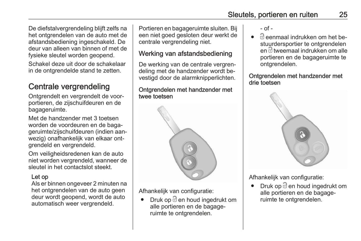 2014-2019 Opel Vivaro Gebruikershandleiding | Nederlands