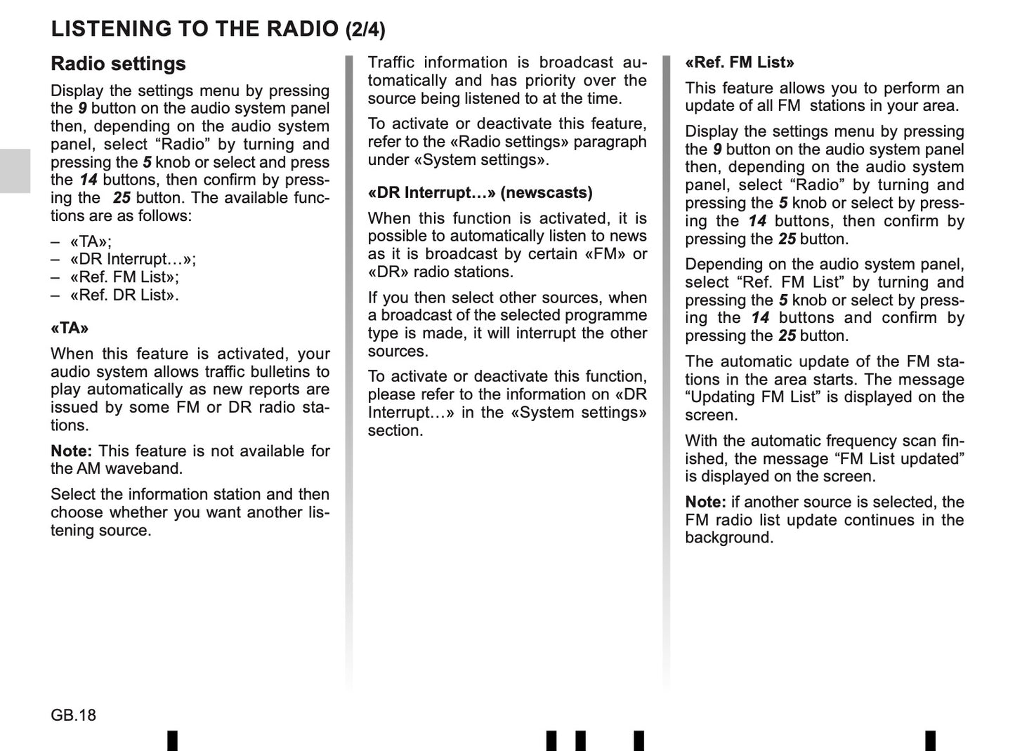 Renault Radio-Connect-R-GO-2 Owner's Manual 2019 - 2020