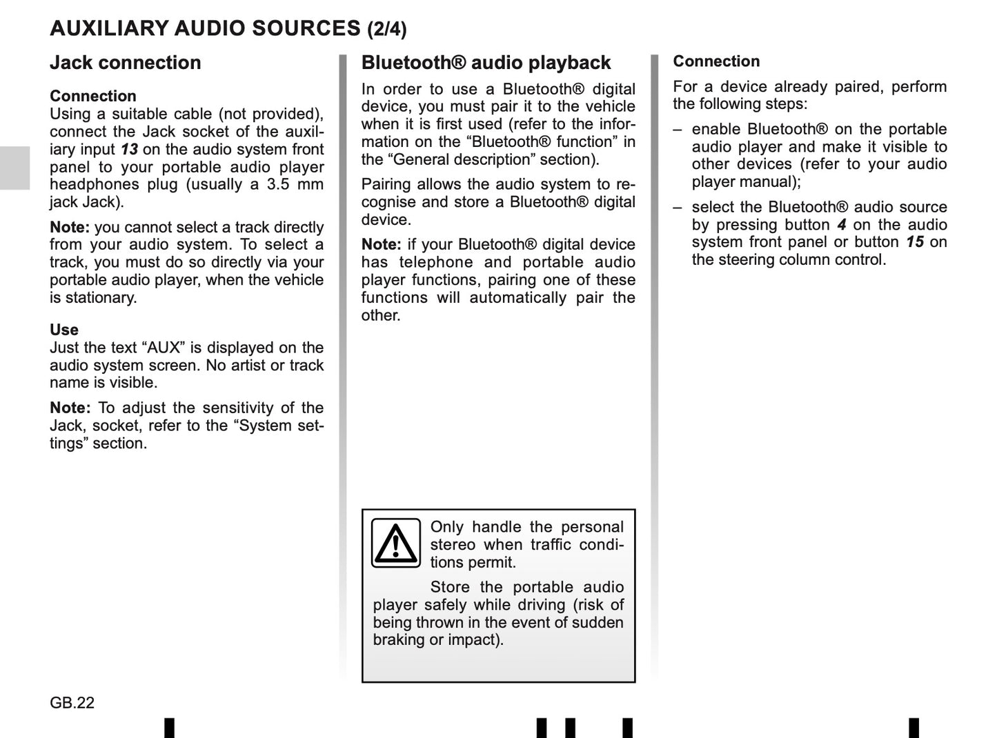 Renault Radio-Connect-R-GO-2 Owner's Manual 2019 - 2020