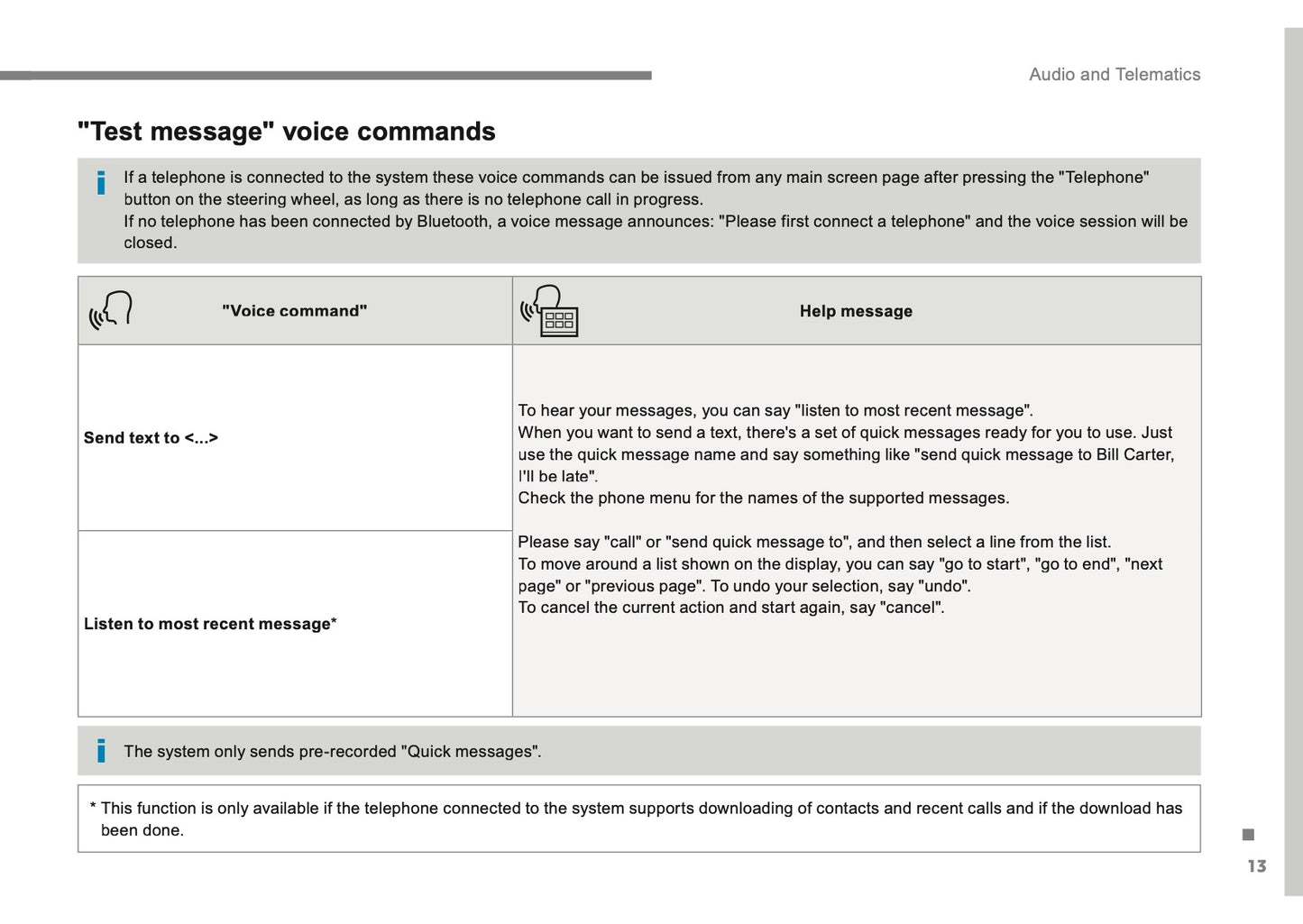 Citroën C3 Audio And Telematics Guide Owner's Manual 2016 - 2017