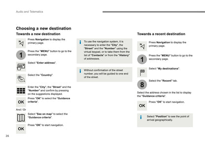 Citroën C3 Audio And Telematics Guide Owner's Manual 2016 - 2017