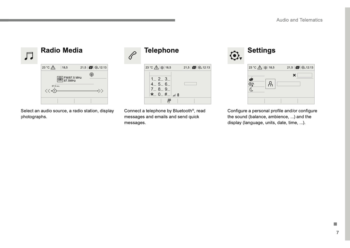 Citroën C3 Audio And Telematics Guide Owner's Manual 2016 - 2017