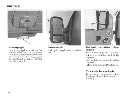 2005-2006 Renault Master Owner's Manual | Dutch