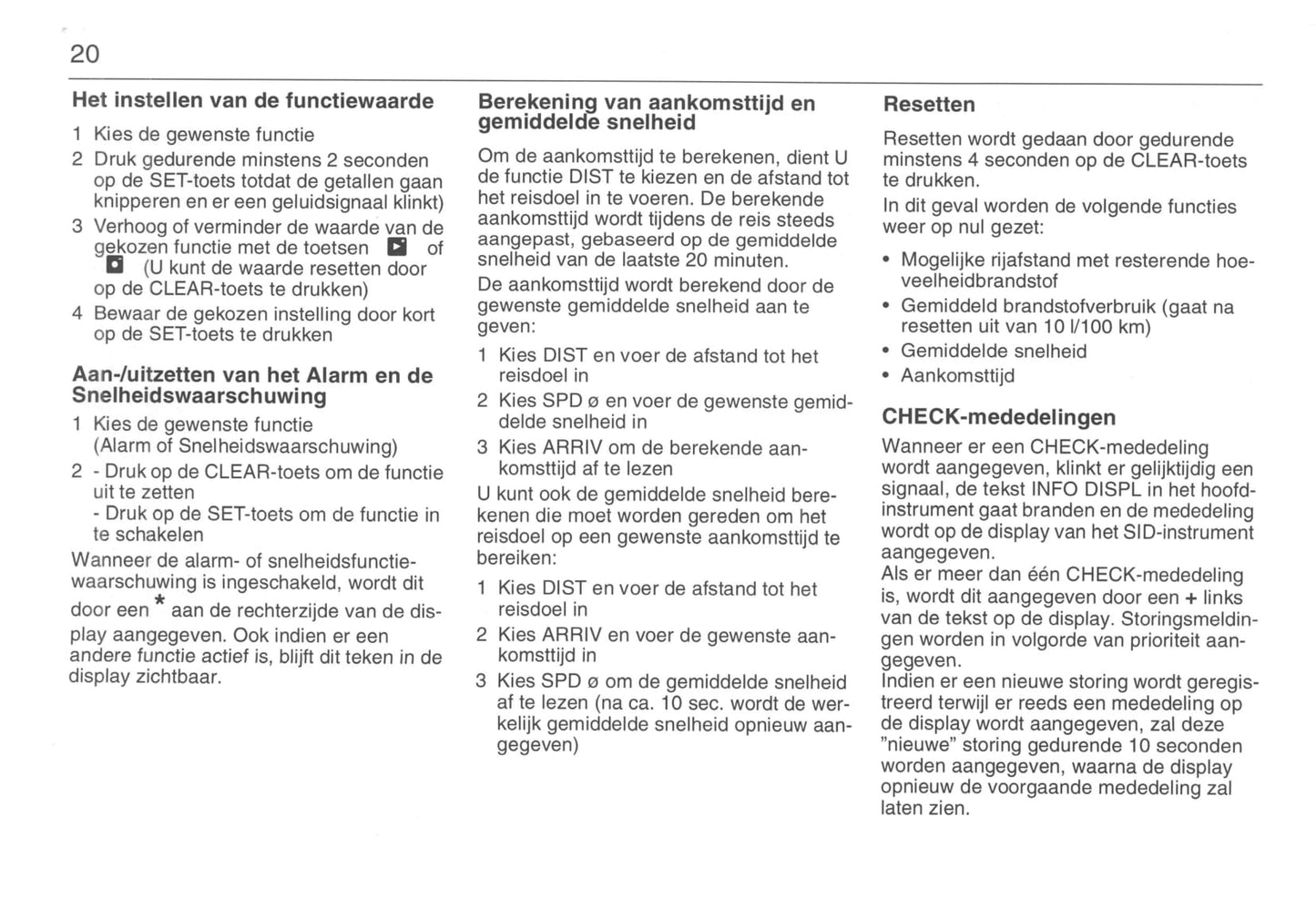 1993-1998 Saab 900 Owner's Manual | Dutch