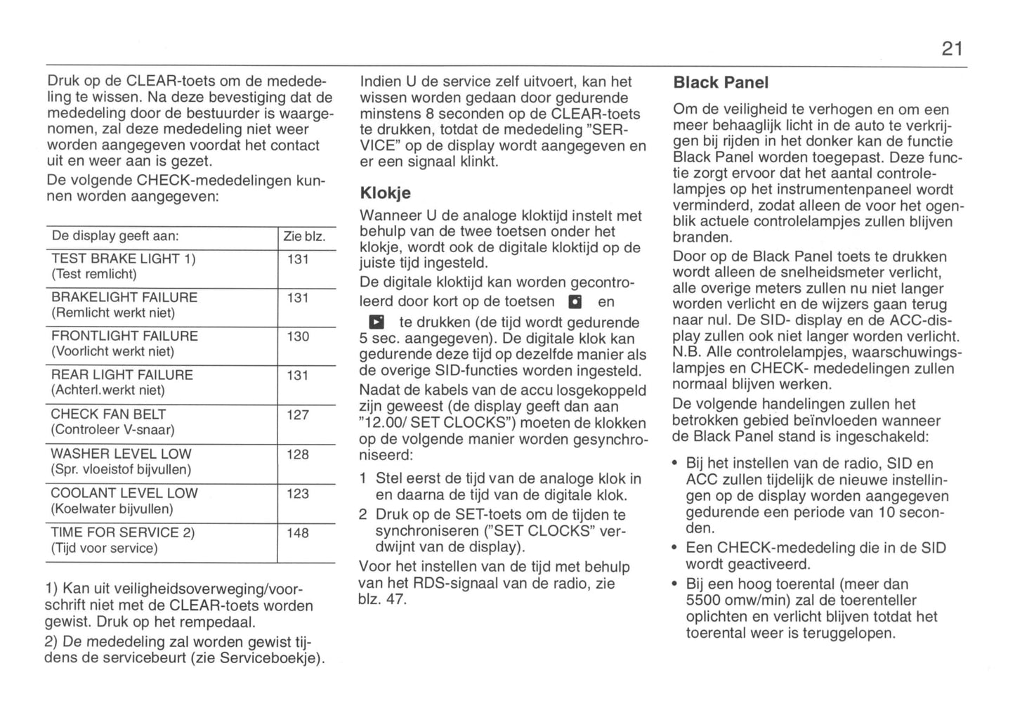 1993-1998 Saab 900 Owner's Manual | Dutch