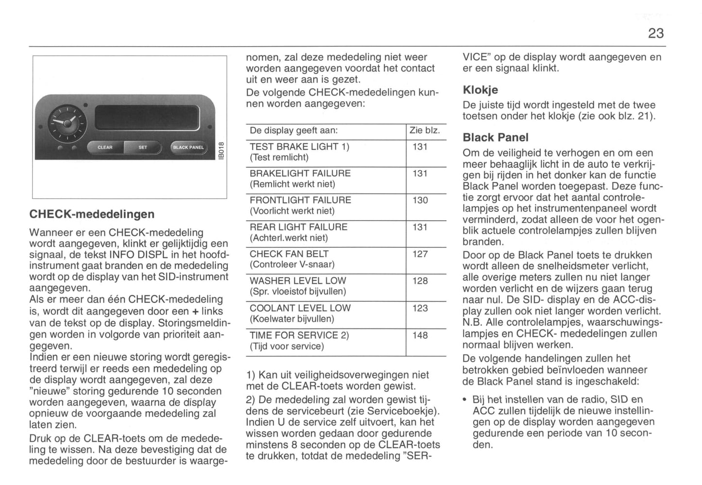 1993-1998 Saab 900 Owner's Manual | Dutch