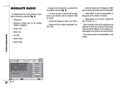 Alfa Romeo Brera Connect Nav-Connect Nav+ Guide d'utilisation 2006 - 2011