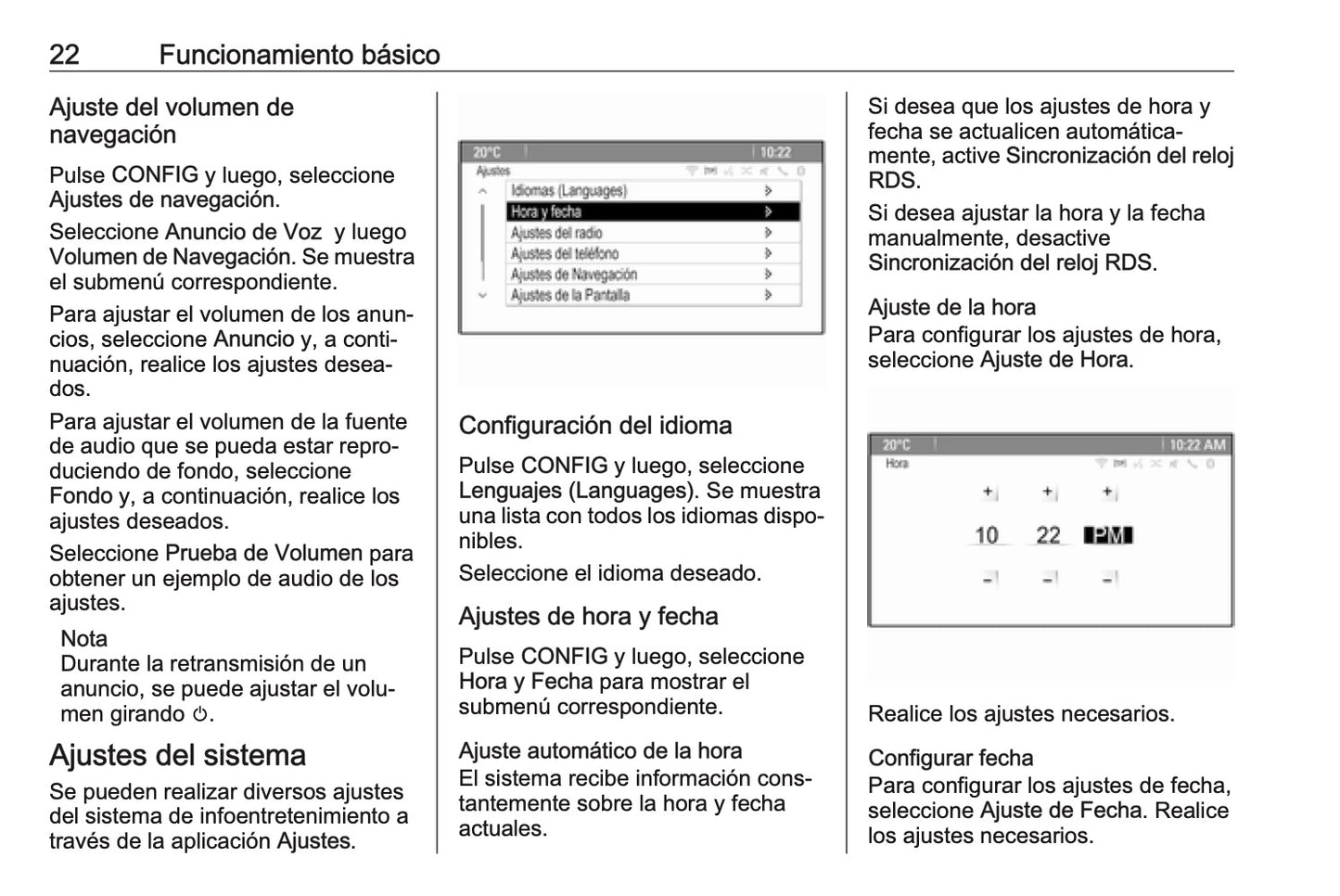 Opel Cascada Manual de infoentretenimiento 2013 - 2018