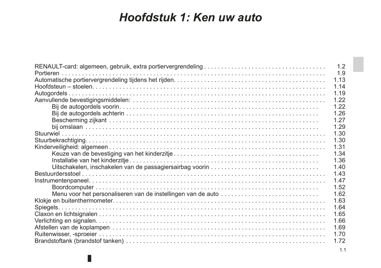 2013-2014 Renault Mégane Coupé Cabriolet/Mégane CC Owner's Manual | Dutch