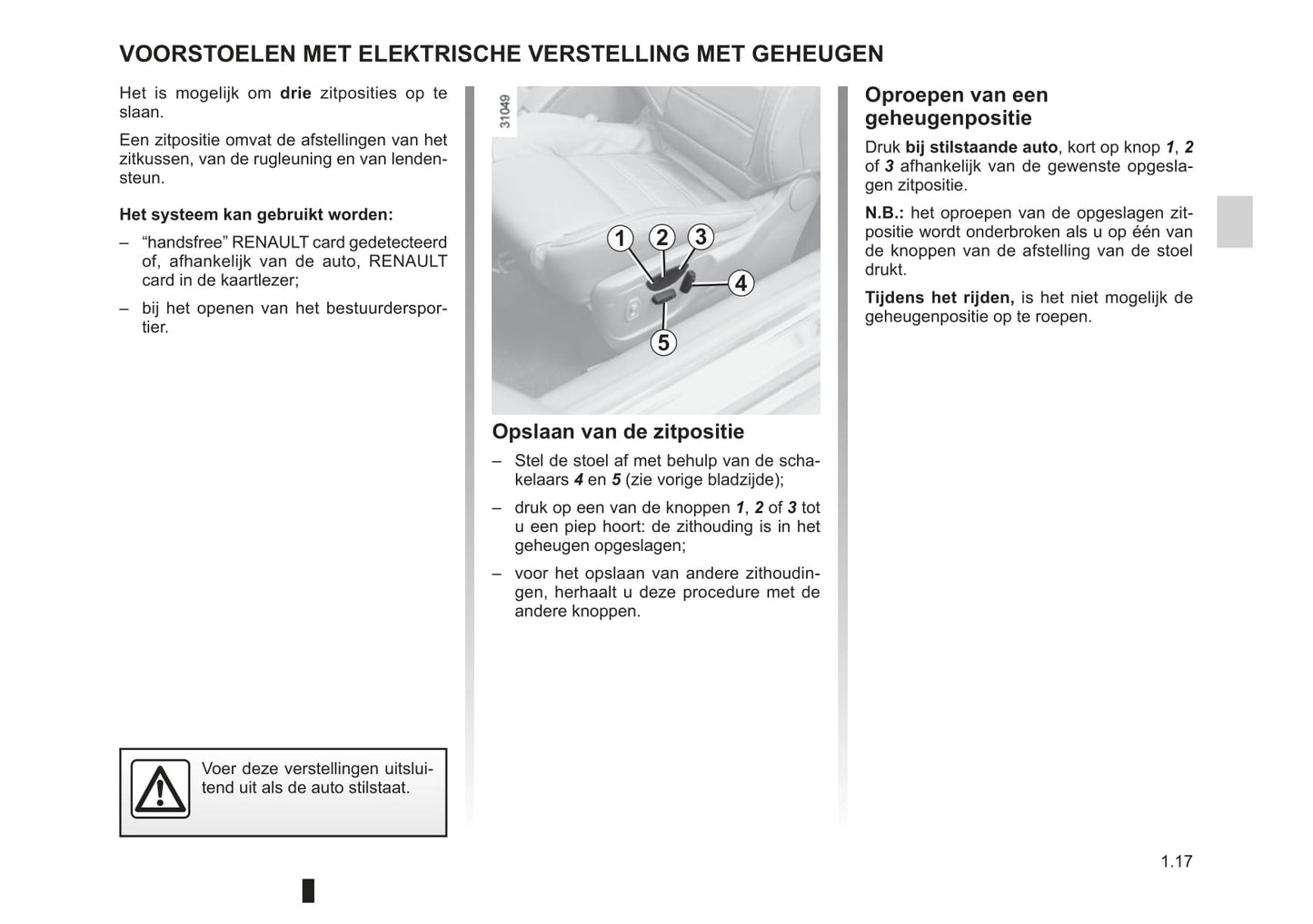 2013-2014 Renault Mégane Coupé Cabriolet/Mégane CC Owner's Manual | Dutch