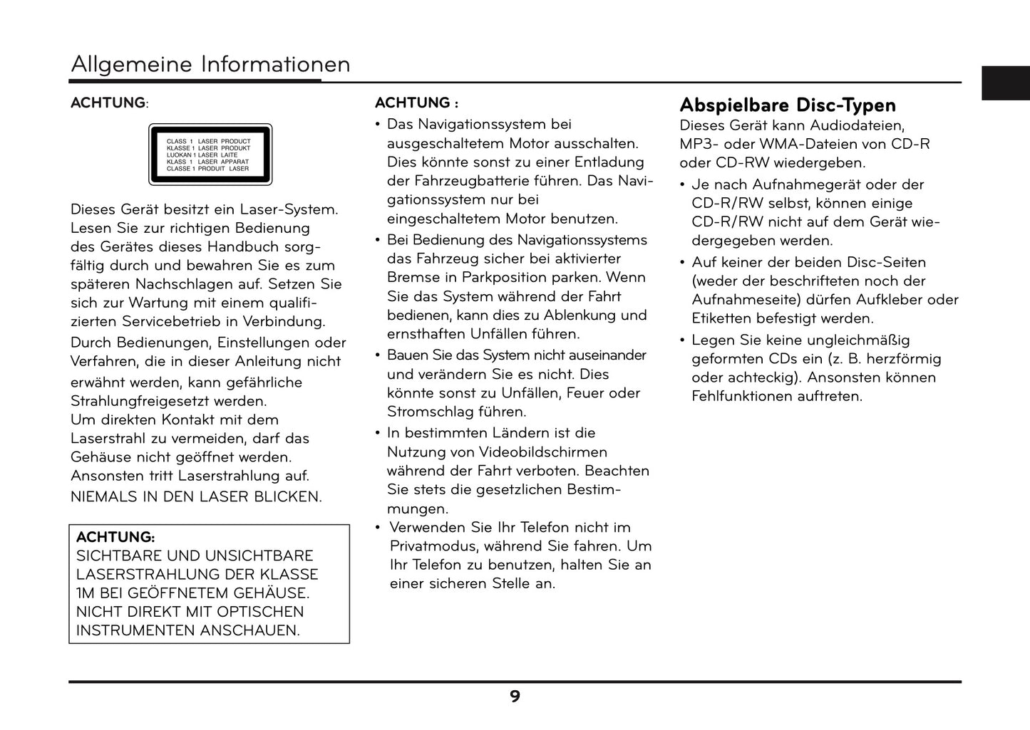 Kia Ceed Navigationssystem Bedienungsanleitung 2012 - 2015