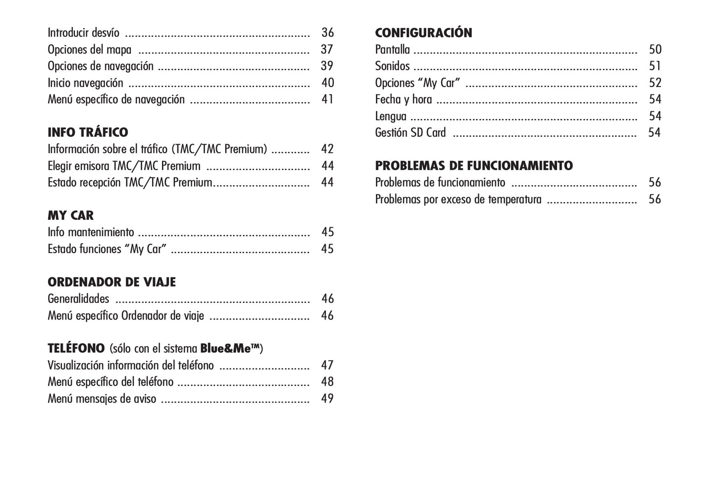 Alfa Romeo Radio Nav Instrucciones 2010 - 2011