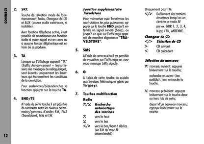 Alfa Romeo Connect-Navigateur-Connect Nav  Guide d'utilisation 2004 - 2007