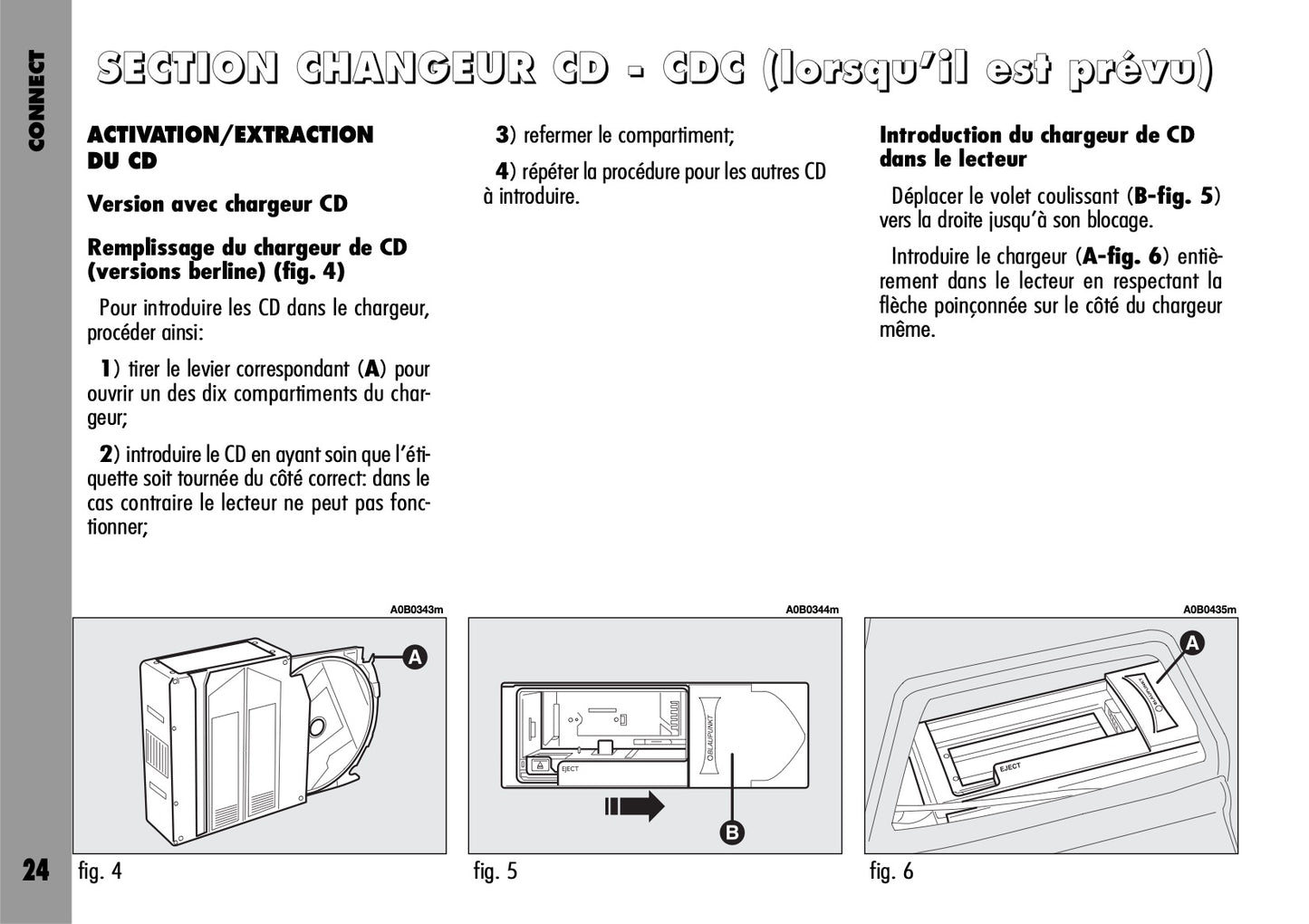 Alfa Romeo Connect-Navigateur-Connect Nav  Guide d'utilisation 2004 - 2007