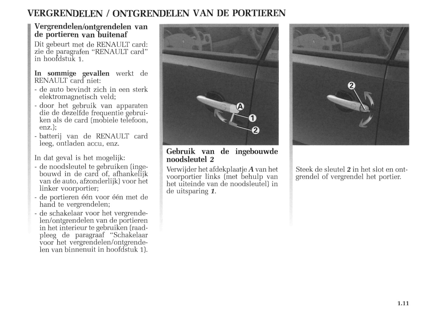 2004-2005 Renault Mégane Coupé Cabriolet Bedienungsanleitung | Niederländisch