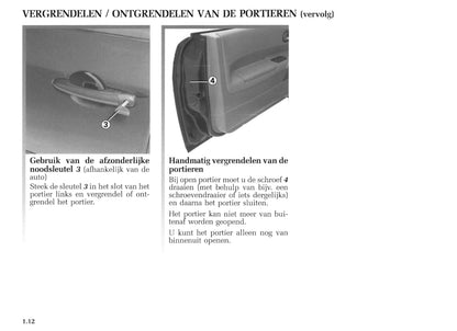 2004-2005 Renault Mégane Coupé Cabriolet Bedienungsanleitung | Niederländisch