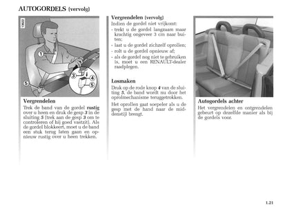 2004-2005 Renault Mégane Coupé Cabriolet Bedienungsanleitung | Niederländisch