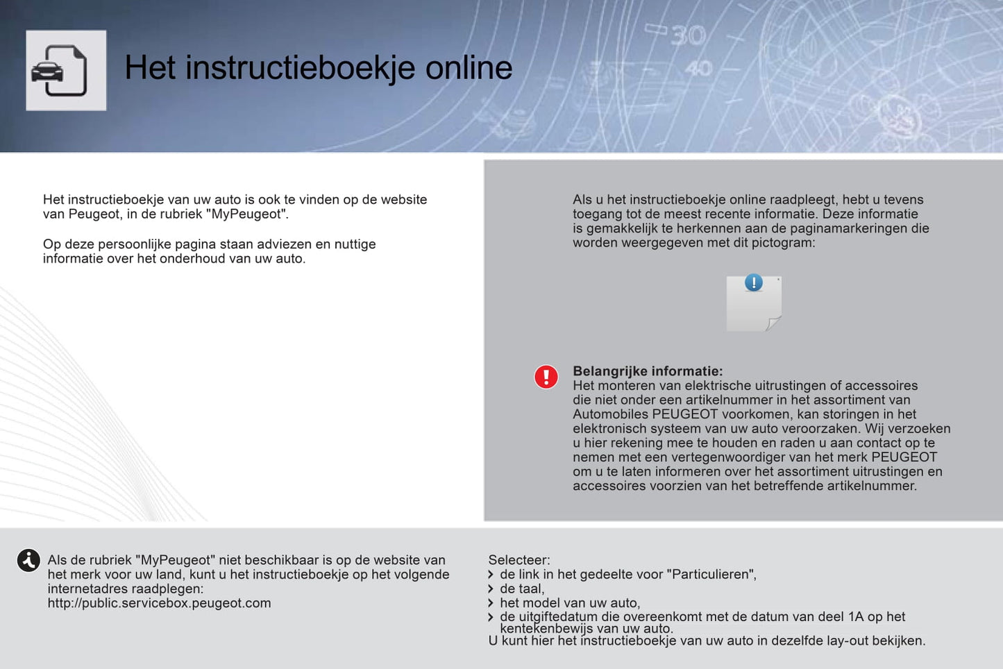 2011-2013 Peugeot 4008 Gebruikershandleiding | Nederlands