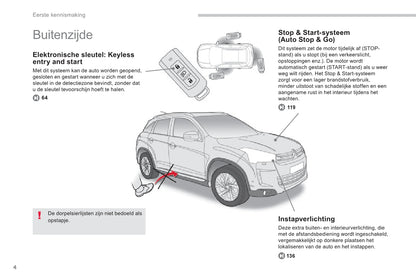 2011-2013 Citroën C4 Aircross Owner's Manual | Dutch