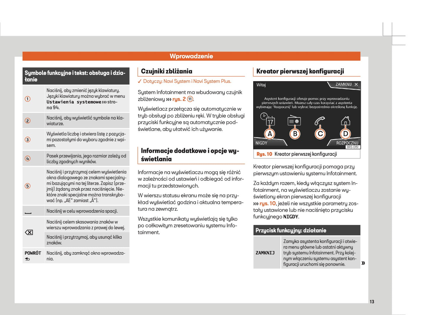 Seat Ateca Media System Plus & Navi System/Plus Instrukcja obsługi